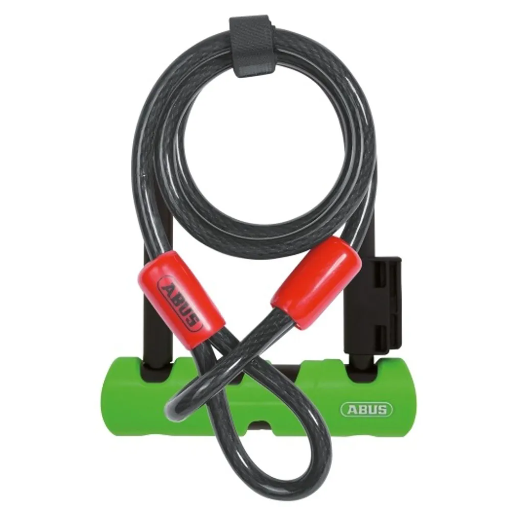 Abus Abus Ultra 410 U-Lock and Cable Black/Green
